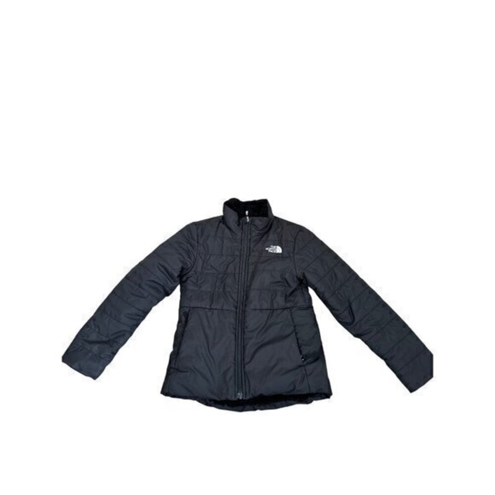 The North Face Girls Reversible Black Jacket Size SP Warm & Stylish Design